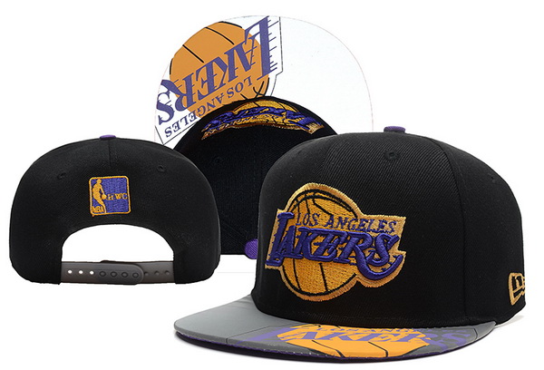 NBA Los Angeles Lakers NE Snapback Hat #148